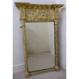 A Regency pier glass, the rectangular pl