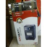 A portable indoor gas heater  boxed