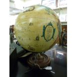 A Danish illuminated 12'' Scan Globe; an