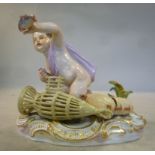 An early 20thC Meissen porcelain figure