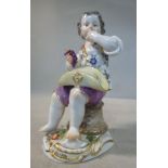 An early 20thC Meissen porcelain figure,