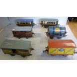 1930s Hornby 0 gauge tinplate model rail