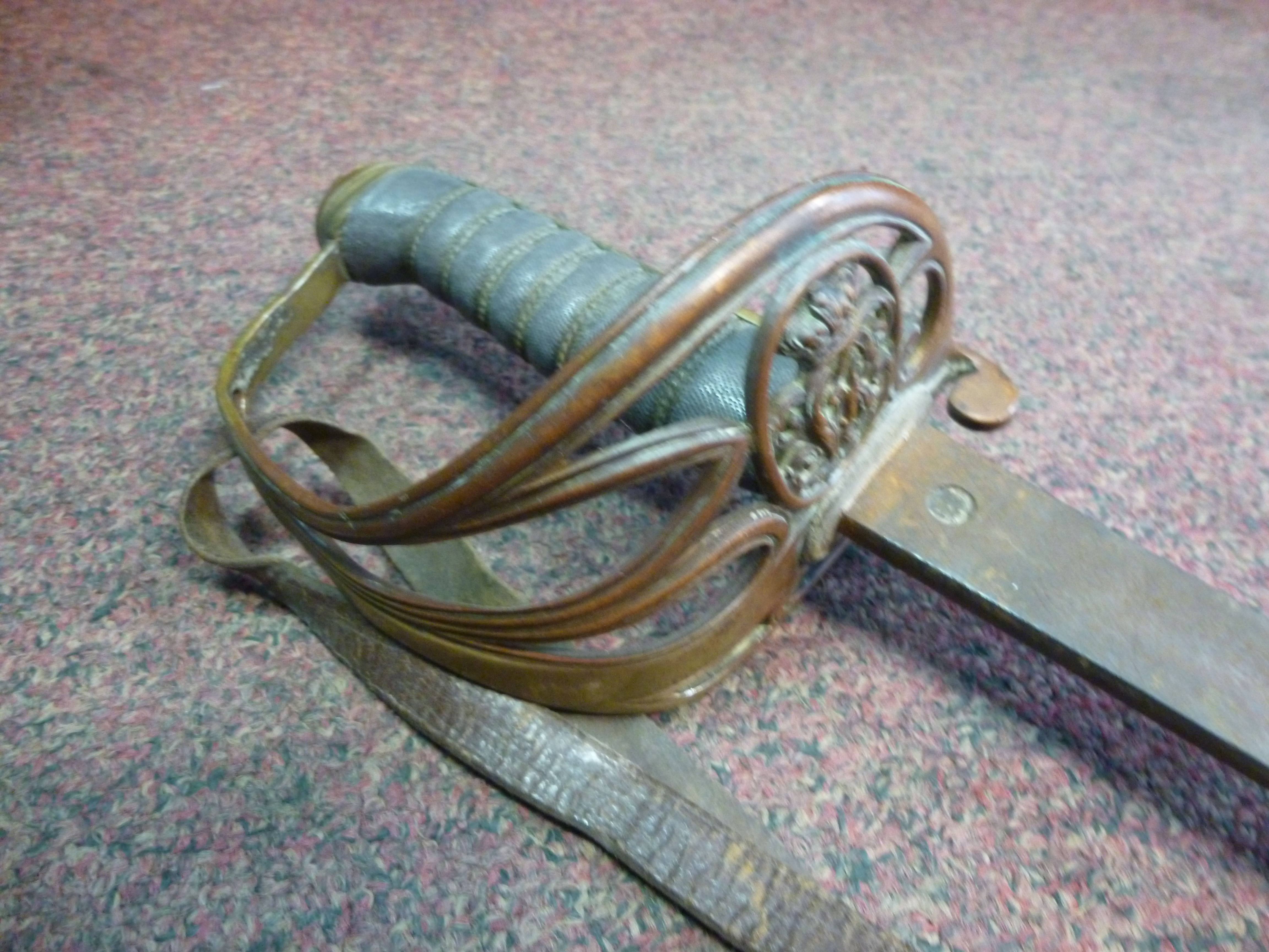 A late Victorian infantry dress sword, h - Image 2 of 7