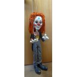 A Pelham Puppets carved, painted and clo