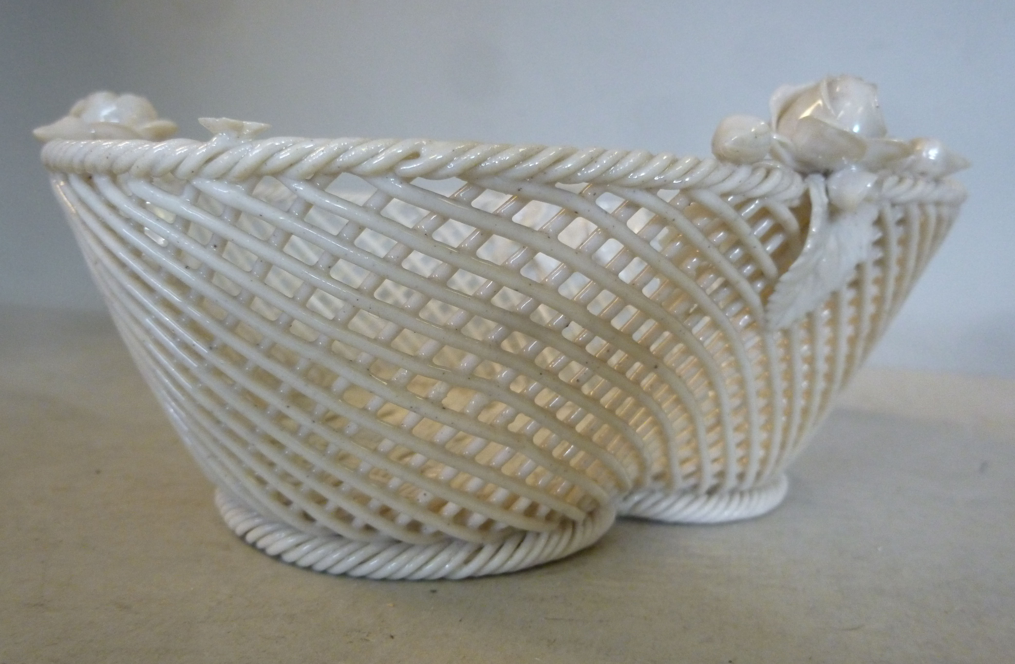 A First Period Belleek porcelain simulat - Image 2 of 3