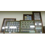 Six framed sets of maritime related Play
