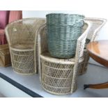 Modern woven cane conservatory furniture