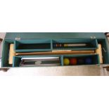 A modern Riley croquet set boxed