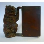 An early 20thC cast and patinated copper