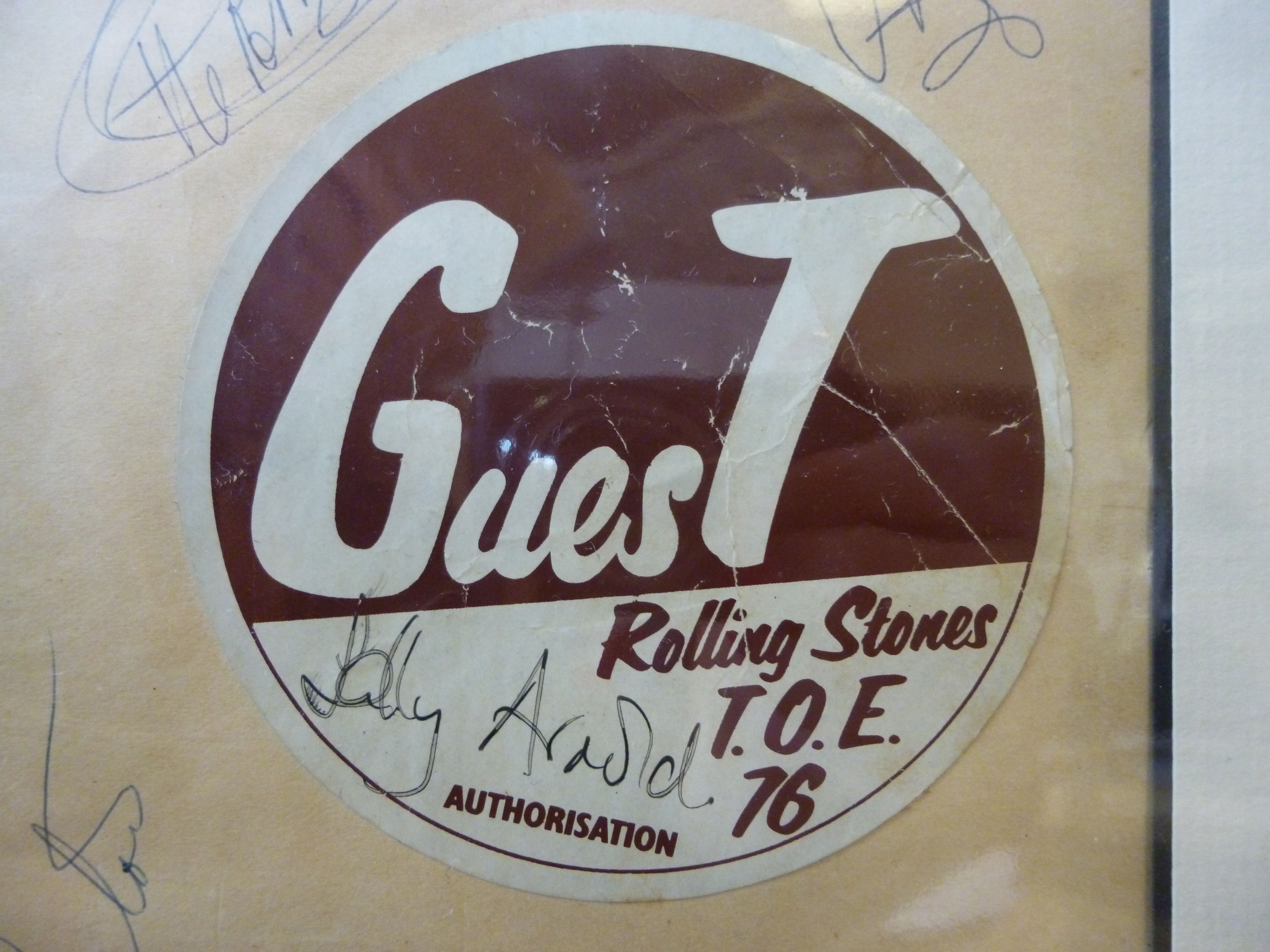 A backstage pass for the Rolling Stones - Image 3 of 4