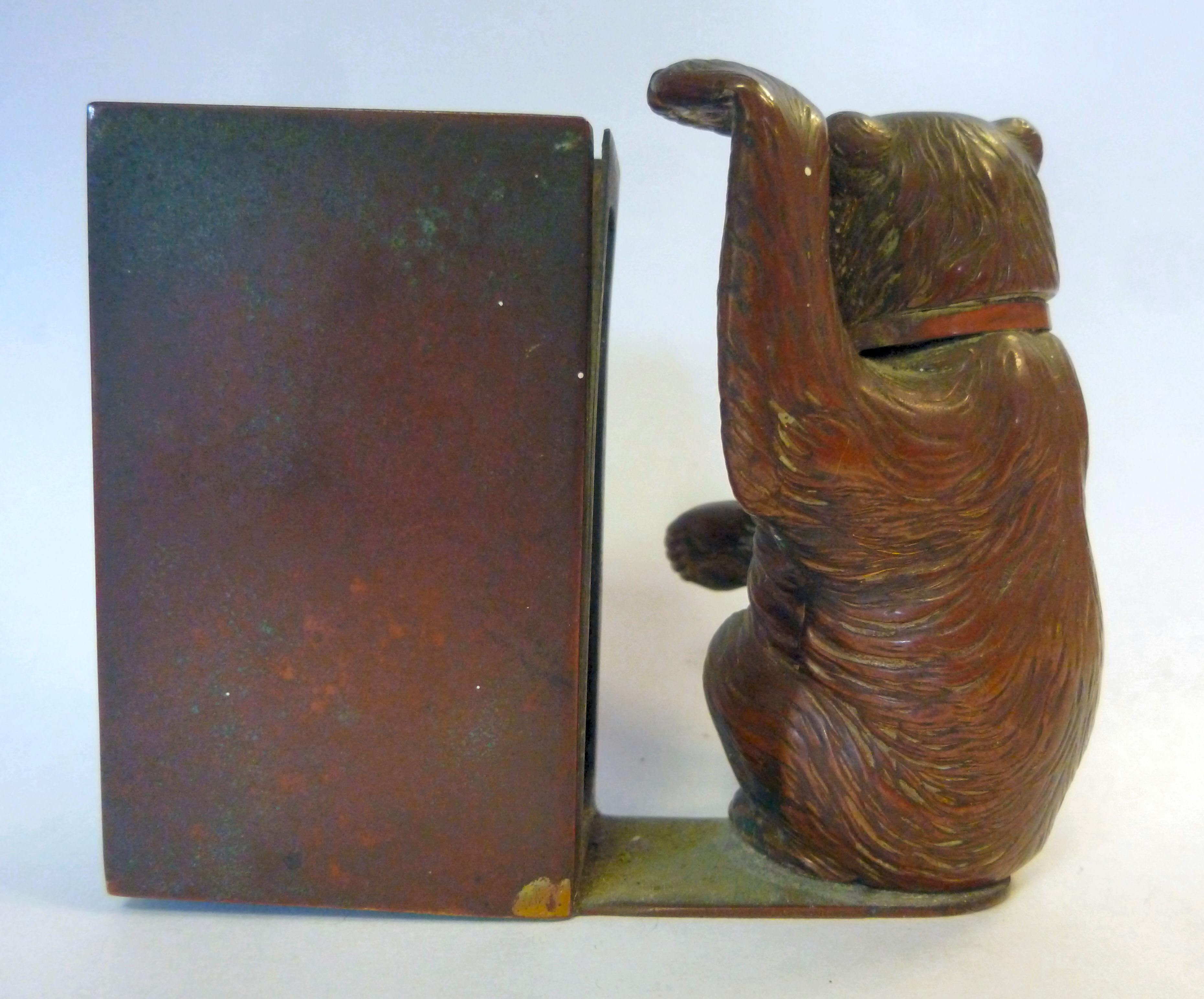 An early 20thC cast and patinated copper - Image 4 of 6