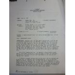 A legal contract, made between Warner Br