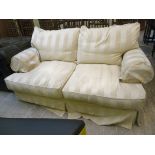 A John Lewis two person settee, having s