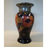 A Moorcroft pottery vase of baluster for