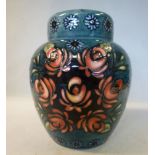 A Moorcroft pottery ginger jar and cover