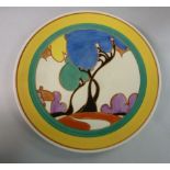 A Clarice Cliff pottery Blue Autumn patt