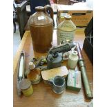 Bygones: to include stoneware flasks; a