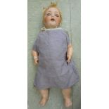 An Armand Marseille bisque head doll, im