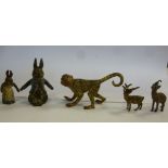 Five early 20thC Austrian miniature, pai