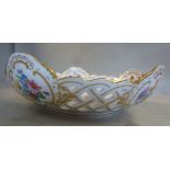 A 20thC Meissen ivory glazed and gilded