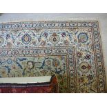 A central Persian carpet with palmettes,