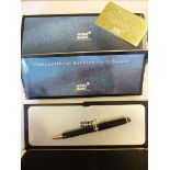 A Montblanc Meisterstuck black cased bal