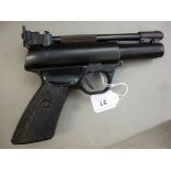 A Tempest 22-5-6 calibre air pistol