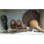 20thC tribal and other artefacts: to inc