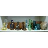 Decorative glassware: to include Art gla