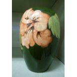 A Moorcroft pottery vase of baluster for