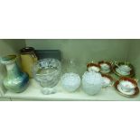 Decorative ceramics and glassware: to in