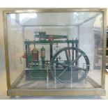 A live steam scale model beam engine 7.