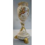 A late 19thC Royal Worcester blush ivory