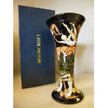 A Moorcroft pottery vase of waisted trumpet form, commemorating the London 2012 Olympics,