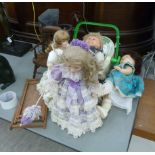 Vintage and modern dolls and accessories: to include a Cabbage Patch Kid,