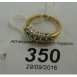 A 9ct gold ring,