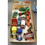 Lesney Diecast Matchbox model vehicles: to include a Car Transporter CS