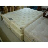 A Staples divan bed base and mattress 66''w BSR