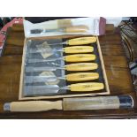 Chisels: to include a set of six Maples 1/4''-1.