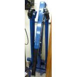 A Draper blue painted steel 1000kg engine crane LSM