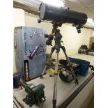 A Celestron Astro Master 130 telescope,