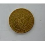 A German 20 Mark gold coin 1876 11