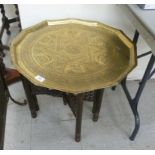 An early 20thC North African occasional table,