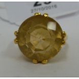 A 22ct gold ring,