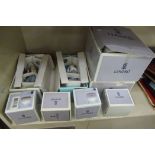 Lladro porcelain figures and ornaments: to include a boy holding a baseball bat 8''h boxed