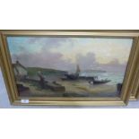 W Richards - a pair of coastal scenes,