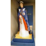 A Royal Doulton china figure 'Her Majesty Queen Elizabeth II' HN 2878 Limited Edition 866/2500