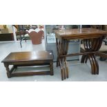 Small furniture: to include a modern rustic oak hall table,