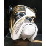 A Crown Derby Fieldings china boxer dog's head (Champion Basford Revival) Rd.No.833375 5.