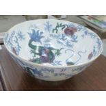 A Bursley Ware china Dragon pattern fruit bowl 11''dia RAB